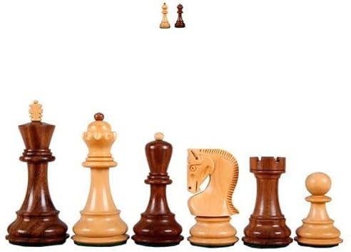 Piezas de ajedrez Indias Zagreb - Tamaño 6, Marrón, Ideal para Aficionados y Clubes, Piezas de ajedrez para niños y Adultos, Piezas de ajedrez, Juego de Ajedrez de Madera
