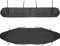 Housse de Auvent Jardin Protection, 2m-5m Housse de Protection Anti-poussière pour Canopy Shelter De Terrasse Meubles, Protection imperméable en Hiver (4M, Noir)
