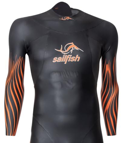 sailfish® Neoprenanzug | Mens Ignite 2 | Outdoor Swimming optimiert Erhöhte Sichtbarkeit | Komfortable Passform | Vielseitig einsetzbar für jeden Schwimmstil