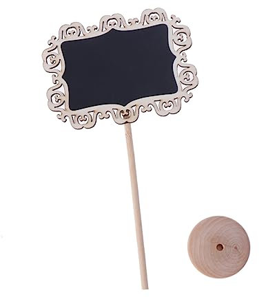 Operitacx 8St wiederverwendbar hochzeitsdeko hochzeitsdeco putztuch geburtstagsdekoration wedding decor partydeko einschulung party decoration hohzeitdeko Mini Tafel Geschenk Hölzern