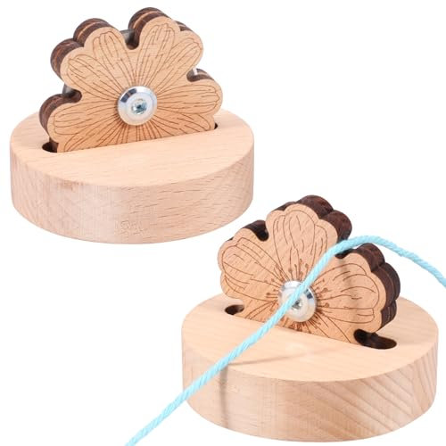 MaLng 2Pcs Thread Cutter for Quilting Sewing Tabletop Yarn Cutter 5 Cutting Positions Yarn Cutting Tool Thread Cutter with Stand for Sewing Thread