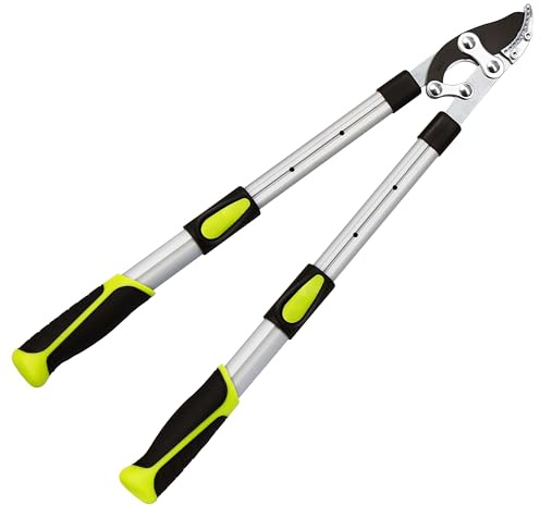 YRTSH Loppers for Tree Trimming Heavy Duty Branch Cutter with Compound Action, Effortless Tree Pruner Extendable 21-26 Loppers for Gardening, Long Handle Pruning Shears with 1.6 Clean Cut Capacity