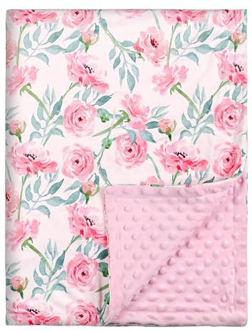 DRESHOW Couvertures pour bébés 75x100cm en coton biologique Unisexe Nouveau-né épais couvertures de sommeil super douces pour les tout-petits Enfants Bébés Filles Garçons Nursery Duvet Cover Cadeaux