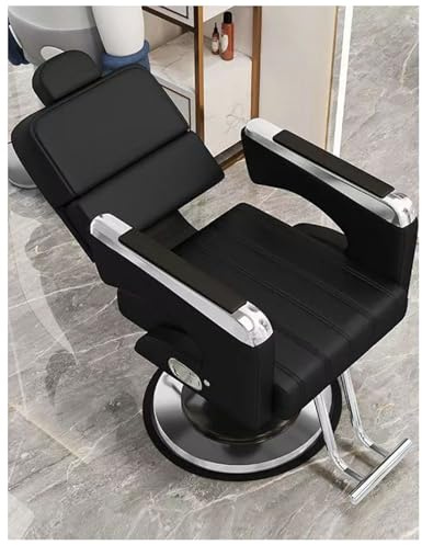 WKXTECZT Sillón De Peluquería Hidráulico Capacidad De 150Kg Silla De Peluquería Profesional con Giro De 360°, Altura Ajustable, Sillón De Barbero para SPA Belleza,D