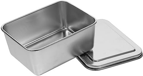 Alipis Set Reusable Stainless Steel Cake Pan Lid Baking Tin Cake Mold Nonstick Tiramisu Pan