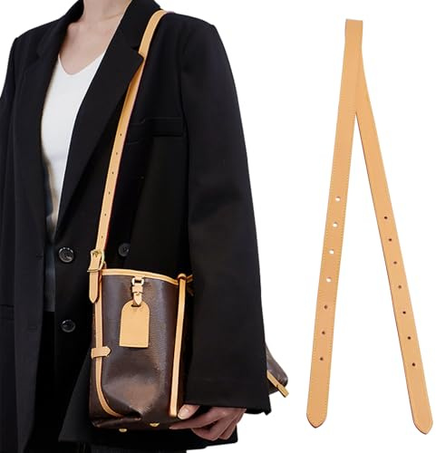 jiesinlov Bag Strap Replacement,Vachetta Leather Shoulder Strap for Carryall Tote Bag