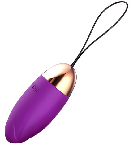 vibradores para mujer Oziral 10 modos de vibración para estimular el punto G y el clítoris huevo vibrador mini vibrador para mujeres, pequeño vibrador para llevar, juguete sexual para parejas, morado