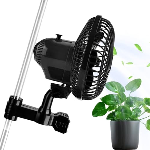 Pruojhw Grow Ventilatore Con Clip, Ventilatore Oscillante Per Tenda Da Allevamento E Climatizzante Clip Ventola, Forte E Silenzioso Per Tenda, Serra, Cucina Campeggio