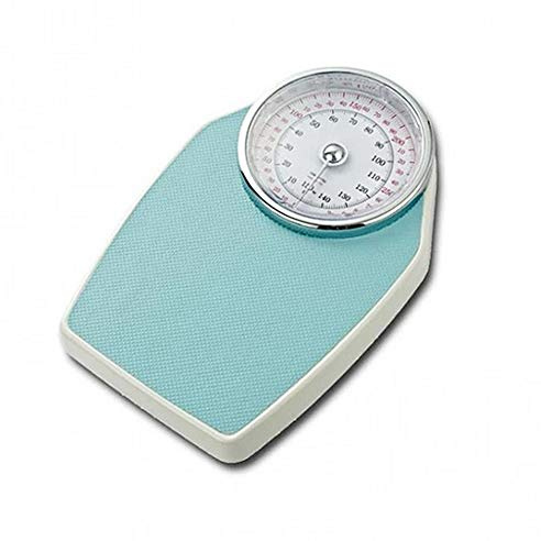 OZBMA Bilancia da Bagno analogica Professionale, Bilancia Meccanica Senza Batteria, Bilancia Meccanica - pesatura del Corpo (Blu) (Blu)