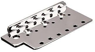RNXRZANK 6 String Tremolo Bridge Plate Chrome Easy Installation Practical Vintage for