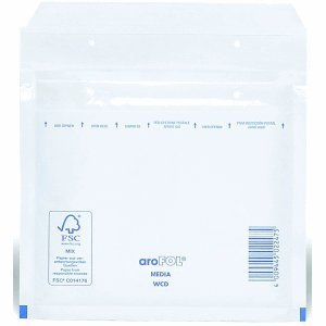 Luftpolstertasche Größe CD weiß Innenmaß: 18x16,5cm cm VE=10 Stück