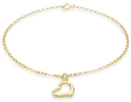 Carissima Gold Damen Herz Charm Rund Belcher Armband 9k(375)