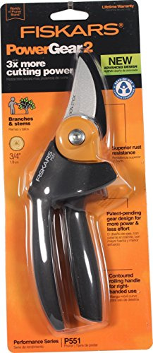 Fiskars 79366939J PowerGear Bypass-Gartenschere, 1,9 cm