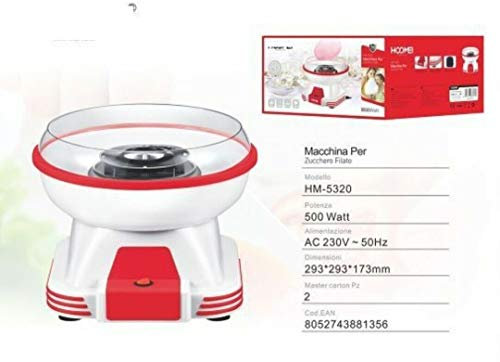 MACCHINA ELETTRICA PER LO ZUCCHERO FILATO FAI DA TE 500W HM-5320 CW640