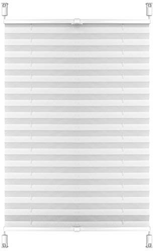 S SIENOC Plisse-Rollo Plisseerollo Easyfix ohne Bohren Plissee Jalousie verspannt Faltstore Rollo Klemmfix Sonnenschutzrollo Seitenzugrollo Faltrollo für Fenster Tür