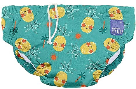Bambino Mio, Costumino Contenitivo, A Prova di Perdite, Stiloso e Leggero, Ananas Party, Larga (2+ Anni)