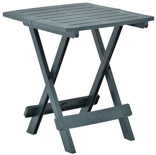 BaraSh Gartentisch Klappbar Grün 45x43x50 cm Gartentisch Camping Tisch Garten Tische FüR DraußEn Gartentisch Wetterfest Kunststoff