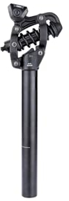 CONTEC Sattelstütze Nara Air Link+ 58 mm Federweg, Aluminium, Schwarz, Mountainbike, Federsattelstütze
