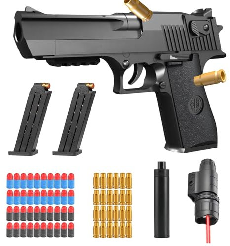 Spielzeug Pistole,Schaumstoff-Blaster,Soft Foam Bullet Blaster Toy,Schaumstoff-Blaster Toy Gun,Soft Foam Bullet Toy,Blaster Toy Gun,Sicherheitstraining oder Spiel,für 14+