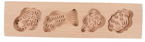 stampo per biscotti. Stampi for biscotti in legno, biscotti, 1 pezzo di pasticceria Stampa cinese Torta lunare cinese Gadget da cucina Macchina for torta lunare Torta gelato Forniture for cottura fai