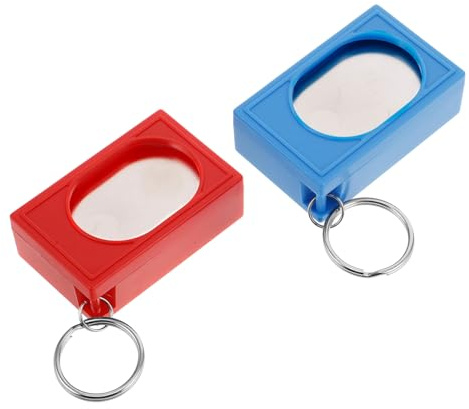 ERINGOGO 2 Stück Hundeklicker Quadratisch Robustes Kunststoffmaterial Clickertraining Für Hunde Welpen Katzen Tragbar Für Haustiertraining Und Verhaltenskorrektur