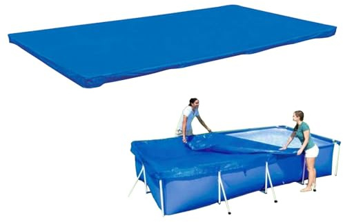 Abdeckplane für Pool, 4 x 2 m, rechteckig, wasserdicht und robust, für Außenpool, Abdeckung für Spa und Garten, für Sommer und Winter