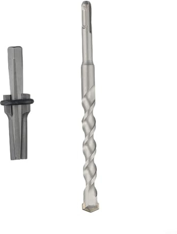Zilimontt Set di cunei e spaccalegna da 16-18 mm, con punta da trapano SDS-Plus, in lega di acciaio al cromo vanadio, strumento manuale per spaccare pietre dure, granito, marmo, (set da 16 mm)