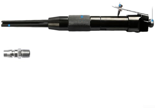 Herramienta neumática escaladora de aguja de aire para eliminación de escoria de soldadura de pintura de óxido, limpieza de desbarbado con filtro de acero inoxidable y entrada de aire de 1/4 pulgadas