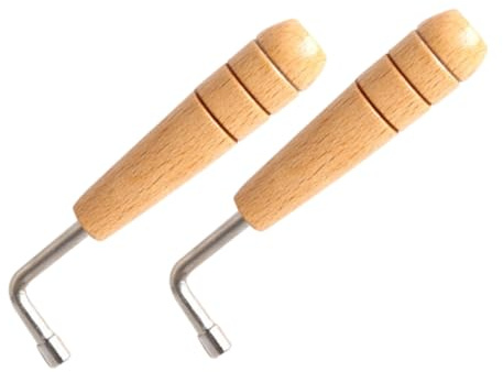 Healifty Professioneller Leierharfen Stimmschlüssel aus Metall mit Glattem Griff Handlicher Einstellschlüssel für Kleine Harfen Instrumentenzubehör für Präzises Stimmen