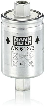 MANN-FILTER WK 612/3 Kraftstofffilter - für Pkw + Transporter | Für PKW, Schutz des Kraftstoffsystems, Injektorschutz, Zuverlässige Kraftstoffversorgung, Echte OE-Technologie