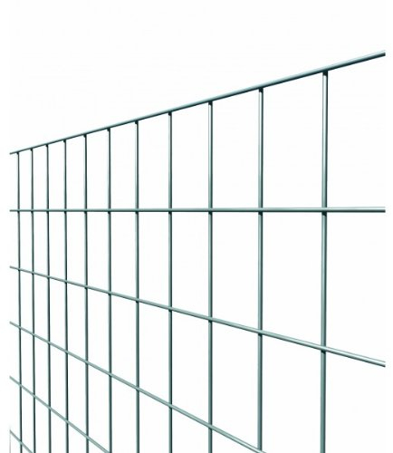 Il Brico Rotolo MT.25 Rete Metallica ELETTROSALDATA E ZINCATA Maglia mm.50X75 per Recinzione EDILIZIA - cm.100, Grigio