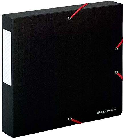 Exacompta Archivbox Scotten A4 Rücken 4 cm schwarz