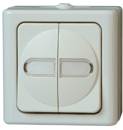 Kopp 560502004 Blue Electric Serienschalter beleuchtet