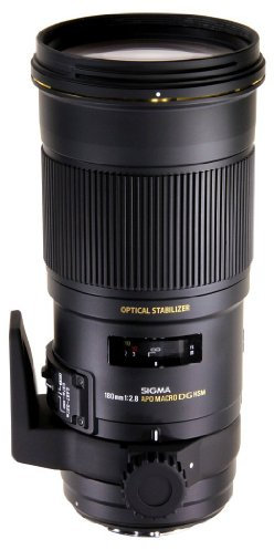 Sigma 107962 Obiettivo 180 mm-F/2.8-AF EX APO MACRO DG OS HSM, Attacco Sony, Nero