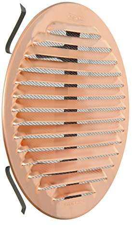 La Ventilazione GRATU160R Universal-Gitter mit Federn, Kupfer, Durchmesser 175 mm