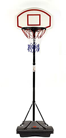 Freistehender, tragbarer verstellbares Basketballkorb-Set mit Netz