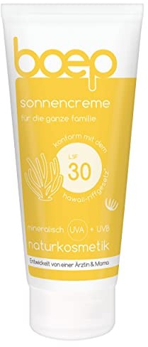 boep Sonnencreme LSF30 | Mineralischer Sonnenschutz für Babys, Kinder und Erwachsene | Mit Zinkoxid, ohne chemische UV-Filter, ohne Phtalate & DHHB | Vegane Naturkosmetik für die ganze Familie (200ml)