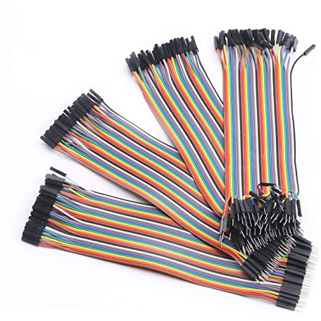 DEVMO 120pcs Dupont Wire Jumper Cable Ribbon 20cm Male to Female Compatible with Ar-duino Breadboard SMT32 Ar-duino Raspberry Pi