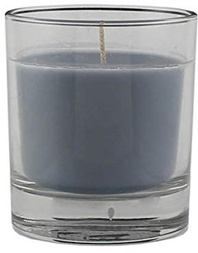 Set di 4 candele in vetro, argento e grigio, decorazione da tavolo per matrimonio, decorazione da tavolo, per Pasqua, cresima, comunione, battesimo, Natale, corona dell'Avvento, compleanno,