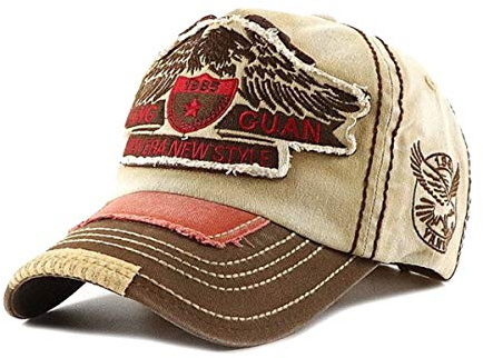 Baseballcap New Eagle Vintage Style Used Washed Look Retro Kappe Cap