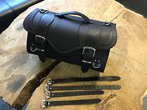 ORLETANOS Motorradtasche Devil schwarz kompatibel mit Harley Davidson Sissybar Reisetasche Tasche Rolle Roller Vespa Motorrad Gepäckträger Chopper Custom Trike Quad