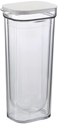 Richell 110121 Water Jug, Pitcher, Cold Water Bottle, Jug, Barley Tea Pot, White, 3.3 gal (1 L), Double Wall Carafe, Clear, Dishwasher Safe