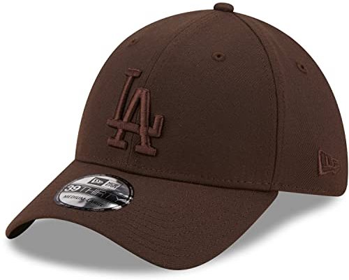 New Era 39Thirty Stretch Cap - Los Angeles Dodgers Brown - XS/S