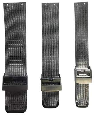 NZZXTO Replacement Stainless Steel Watch Band for Skagen Bering Unisex Watches with Screw，Fits More Sizes