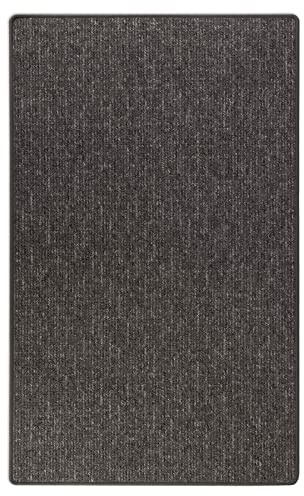 Floordirekt Teppich Läufer Alto - Meterware - Teppichläufer Küchenläufer Flurteppich auf Maß - Wohnzimmerteppich Flurläufer (Anthrazit, 100 x 300 cm)