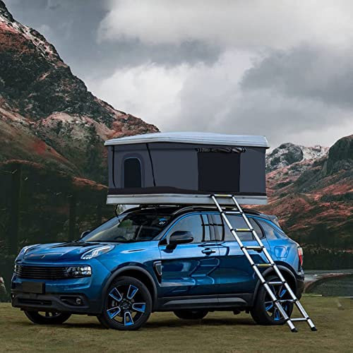 BebeXi HYQHYX rooftop tent suv tent 00 camping aluminum alloy 2-3 people outdoor hiking roof tent aluminum alloy with telescopic ladder