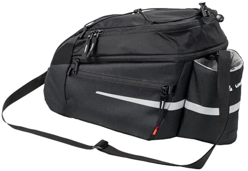 VAUDE Silkroad L (Snap-it 2.0), sadelväska, Vuxna Unisex, svart (svart), en storlek