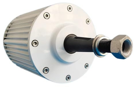Aerogeneradores, alto rendimiento 2.5KW nerator eléctrico 24V 48V 96V 120V alternador de imán permanente de baja velocidad 2500W motor de turbina con base (color: eje de taper, tamaño: 380 V_2,5KW