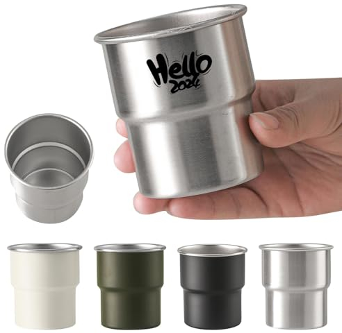 Générique Tasse personnalisée avec nom, Sculpture Photo/Texte/Logo Verres à Shot en Acier Inoxydable 300 ML, Tasse à Eau rétro personnalisée pour bière, café, Boissons KAN710E