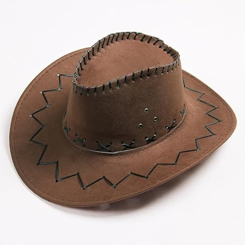 Grafanty barn filt cowboyhattar brett brätte cowgirlhatt halloween kostym Fedora hatt västerländsk tema barn cosplay kostym låtsas leka tillbehör fest gåva spela utklädning maskerad fest cosplay